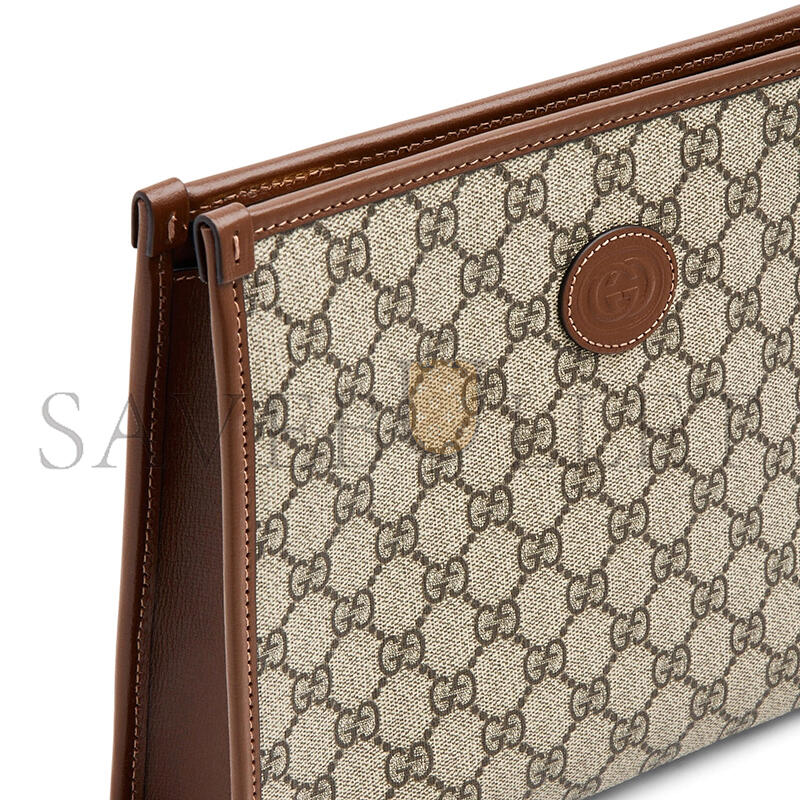 GUCCI BEAUTY CASE WITH INTERLOCKING G 672956 (26*20*6cm)